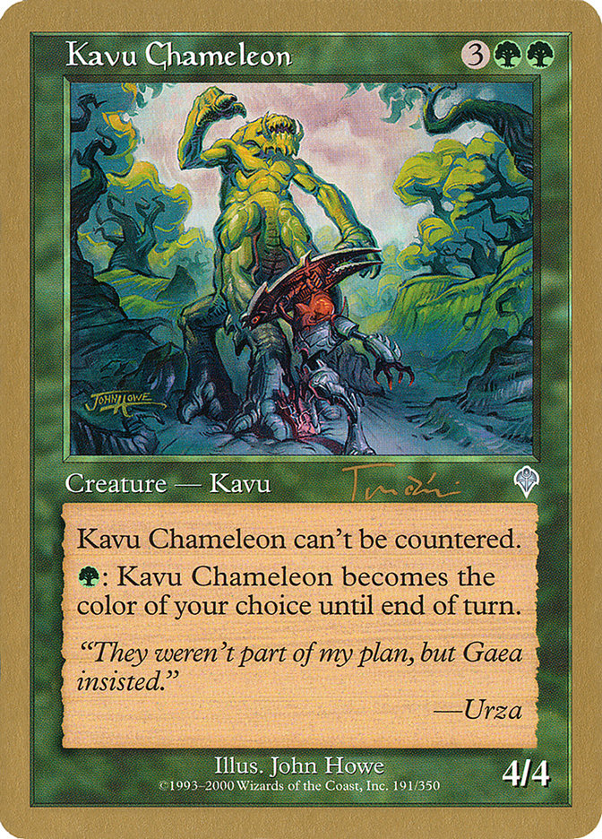 Kavu Chameleon (Jan Tomcani) [World Championship Decks 2001] | Gate City Games LLC