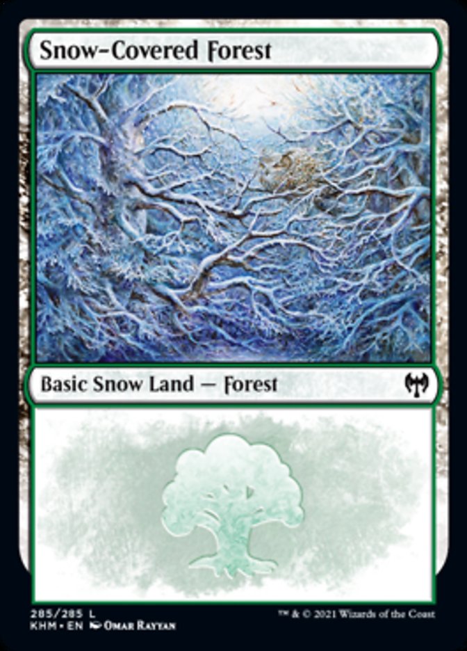 Snow-Covered Forest (285) [Kaldheim] | Gate City Games LLC