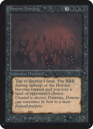 Demonic Hordes [Limited Edition Alpha] | Gate City Games LLC