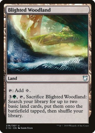 Blighted Woodland [Commander 2018] | Gate City Games LLC