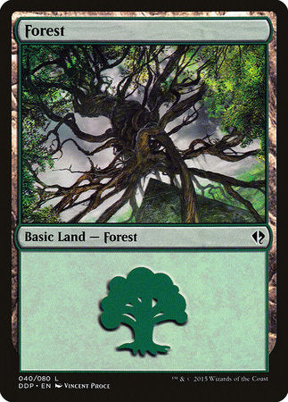Forest (40) [Duel Decks: Zendikar vs. Eldrazi] | Gate City Games LLC
