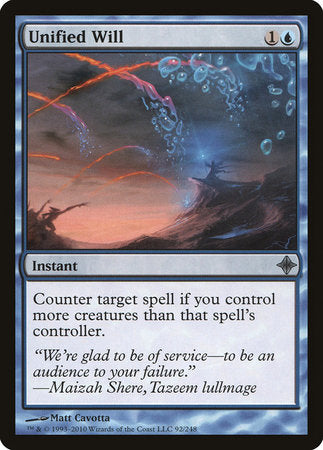 Unified Will [Rise of the Eldrazi] | Gate City Games LLC