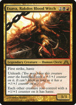 Exava, Rakdos Blood Witch [Dragon's Maze] | Gate City Games LLC