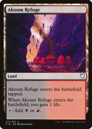 Akoum Refuge [Commander 2018] | Gate City Games LLC