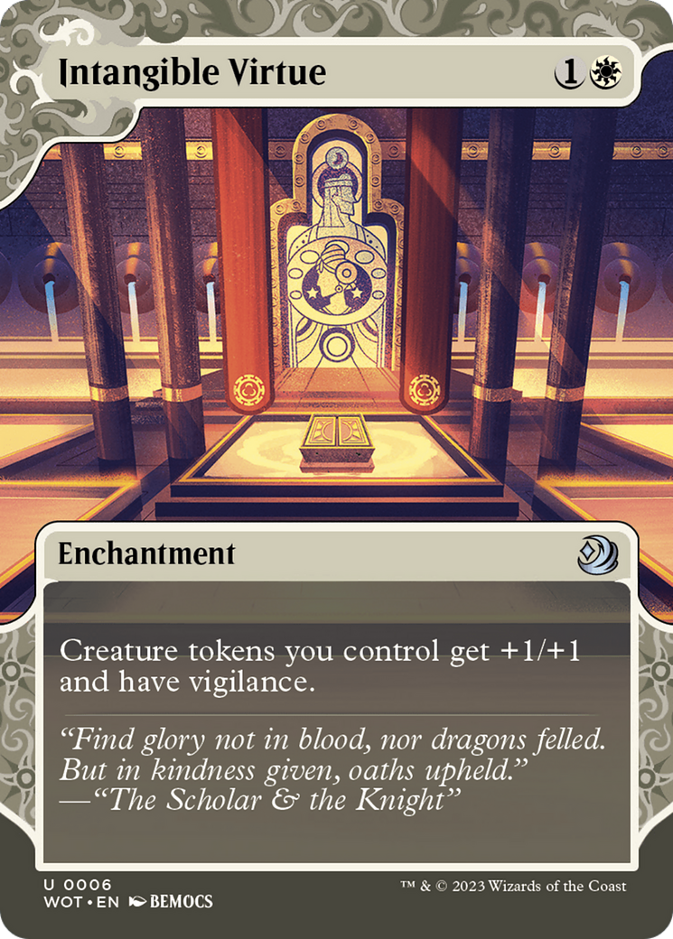 Intangible Virtue [Wilds of Eldraine: Enchanting Tales] | Gate City Games LLC