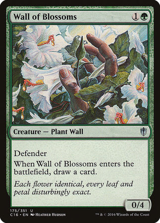 Wall of Blossoms [Commander 2016] | Gate City Games LLC