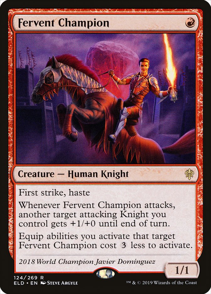 Fervent Champion [Throne of Eldraine] | Gate City Games LLC