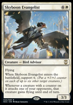 Skyboon Evangelist (Promo Pack) [Streets of New Capenna Commander Promos] | Gate City Games LLC