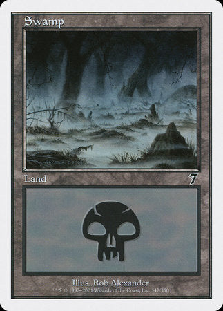 Swamp (347) [Seventh Edition] | Gate City Games LLC