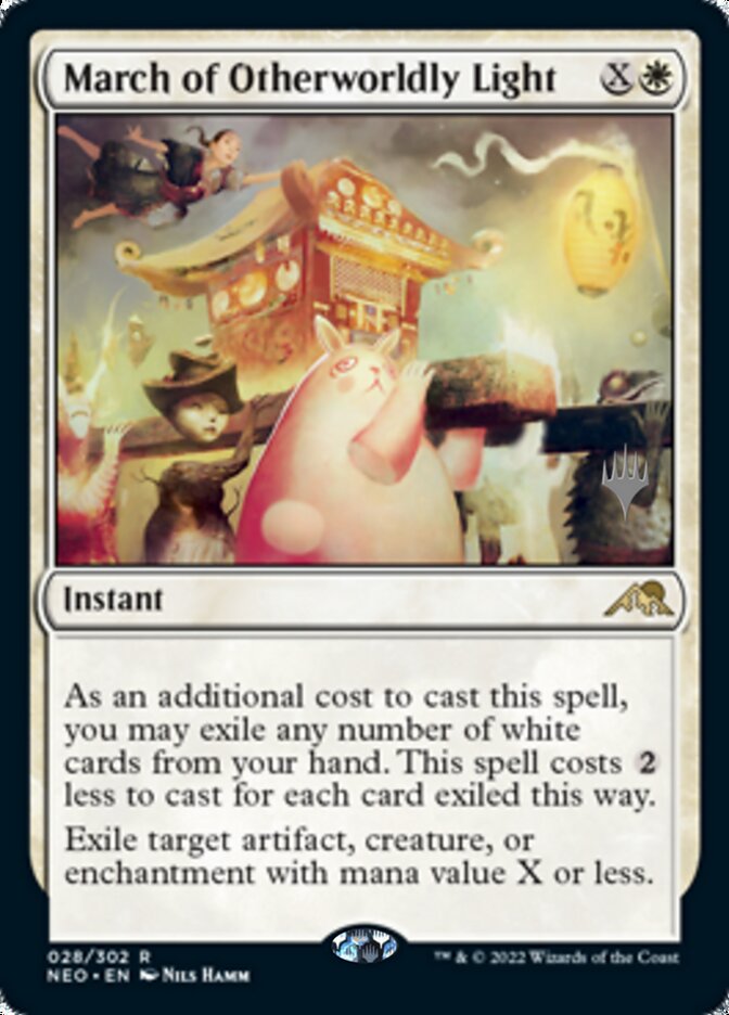 March of Otherworldly Light (Promo Pack) [Kamigawa: Neon Dynasty Promos] | Gate City Games LLC