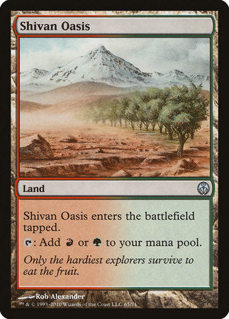Shivan Oasis [Duel Decks: Phyrexia vs. the Coalition] | Gate City Games LLC