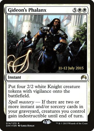 Gideon's Phalanx [Magic Origins Promos] | Gate City Games LLC