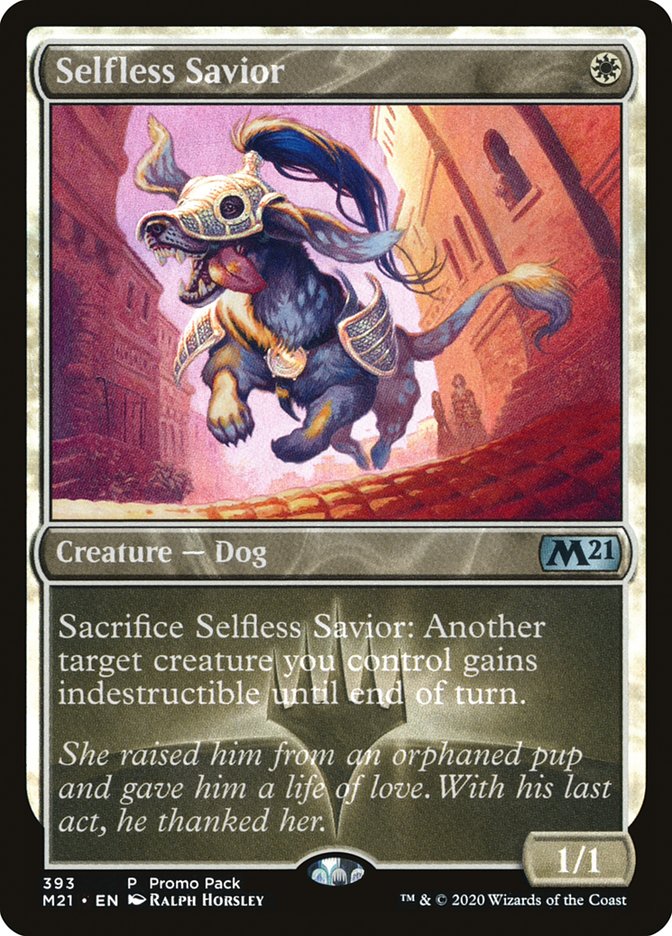 Selfless Savior (Promo Pack) [Core Set 2021 Promos] | Gate City Games LLC