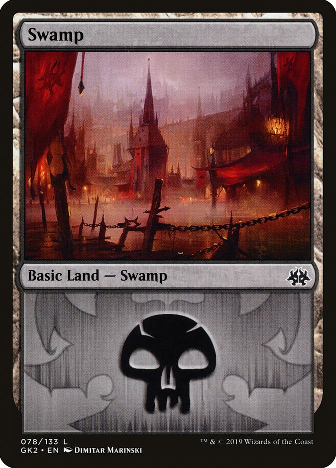 Swamp (78) [Ravnica Allegiance Guild Kit] | Gate City Games LLC