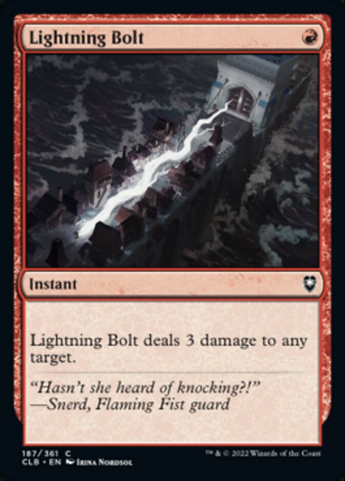 Lightning Bolt [Commander Legends: Battle for Baldur's Gate] | Gate City Games LLC