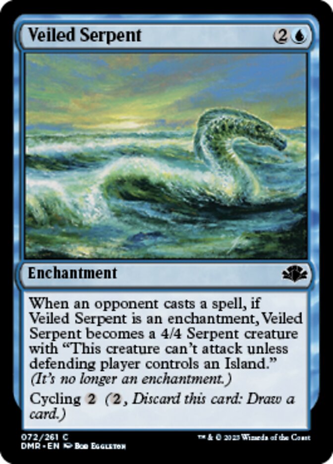 Veiled Serpent [Dominaria Remastered] | Gate City Games LLC