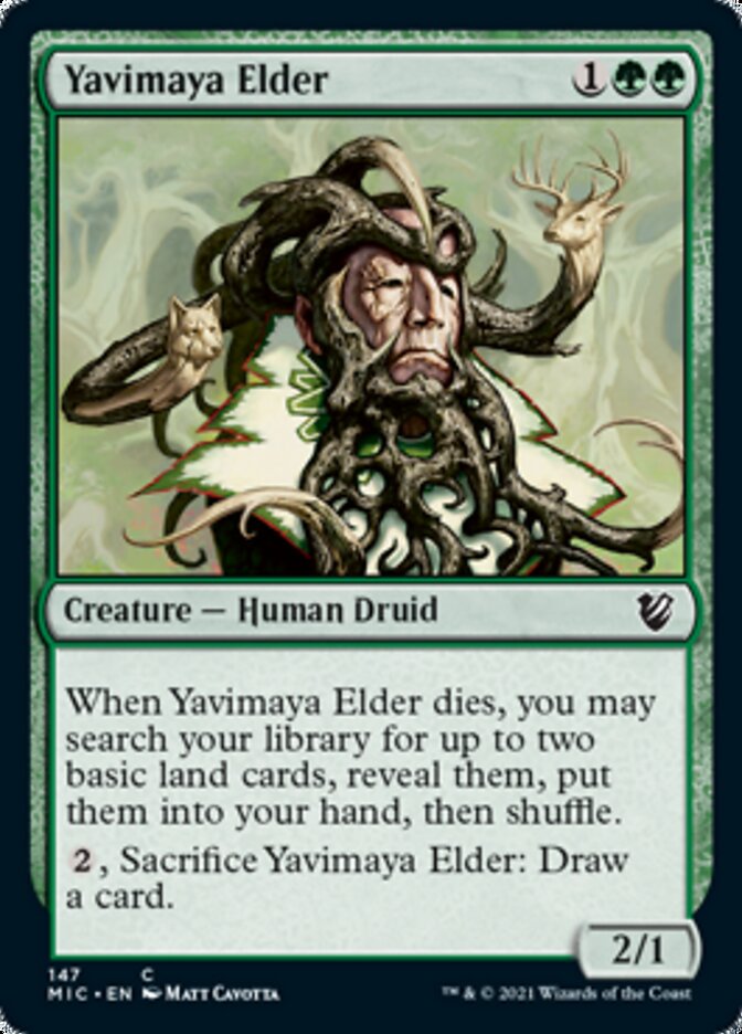 Yavimaya Elder [Innistrad: Midnight Hunt Commander] | Gate City Games LLC