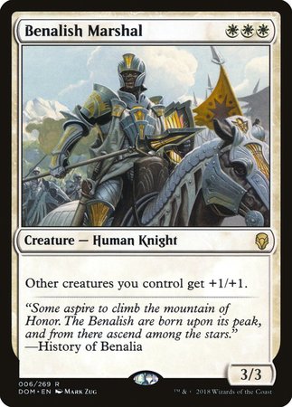 Benalish Marshal [Dominaria] | Gate City Games LLC