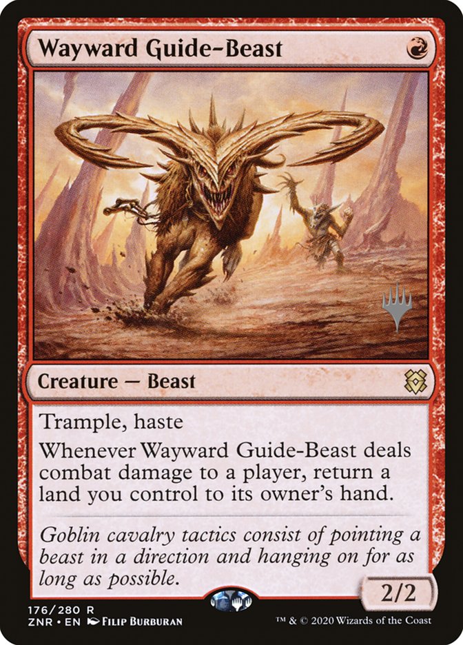 Wayward Guide-Beast (Promo Pack) [Zendikar Rising Promos] | Gate City Games LLC