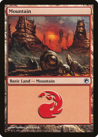 Mountain (242) [Scars of Mirrodin] | Gate City Games LLC