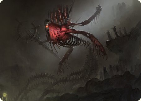 Drivnod, Carnage Dominus Art Card [Phyrexia: All Will Be One Art Series] | Gate City Games LLC