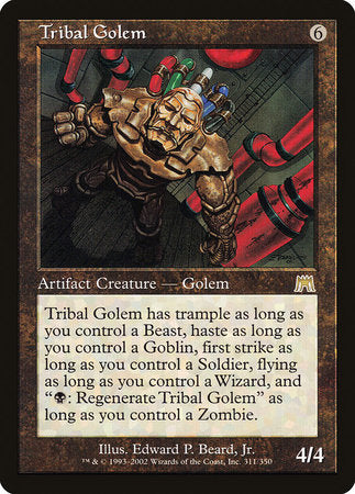 Tribal Golem [Onslaught] | Gate City Games LLC