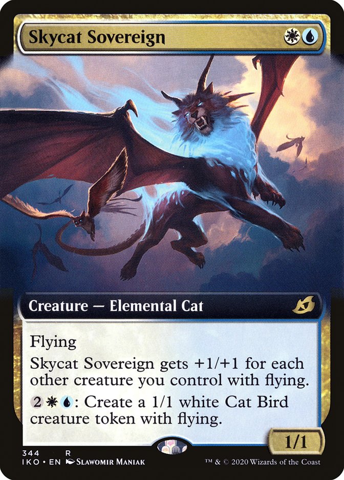 Skycat Sovereign (Extended Art) [Ikoria: Lair of Behemoths] | Gate City Games LLC