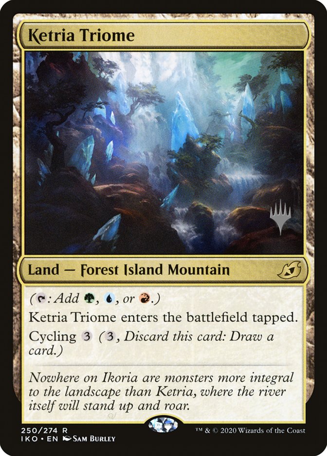 Ketria Triome (Promo Pack) [Ikoria: Lair of Behemoths Promos] | Gate City Games LLC