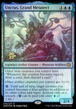 Unctus, Grand Metatect [Phyrexia: All Will Be One Prerelease Promos] | Gate City Games LLC