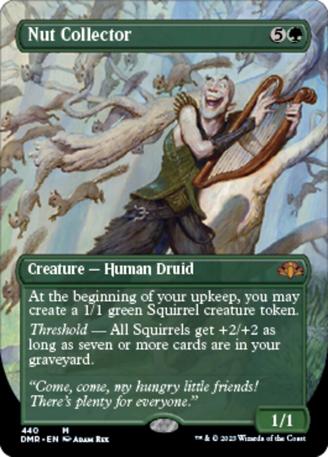 Nut Collector (Borderless Alternate Art) [Dominaria Remastered] | Gate City Games LLC