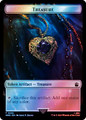 Alien Rhino // Treasure (0061) Double-Sided Token (Surge Foil) [Doctor Who Tokens] | Gate City Games LLC