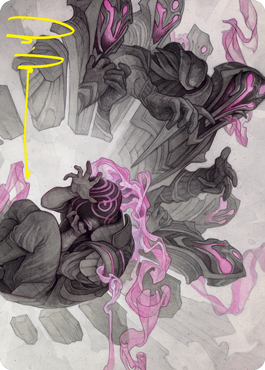 Rise of Extus Art Card (Gold-Stamped Signature) [Strixhaven: School of Mages Art Series] | Gate City Games LLC