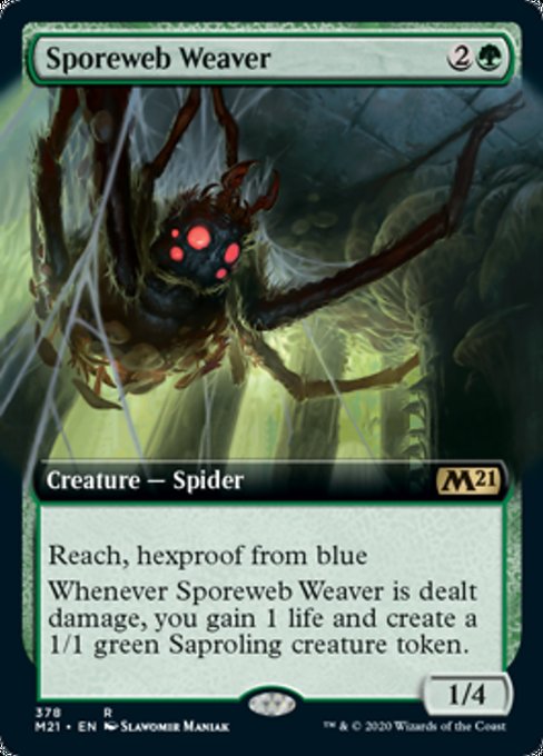 Sporeweb Weaver (Extended Art) [Core Set 2021] | Gate City Games LLC