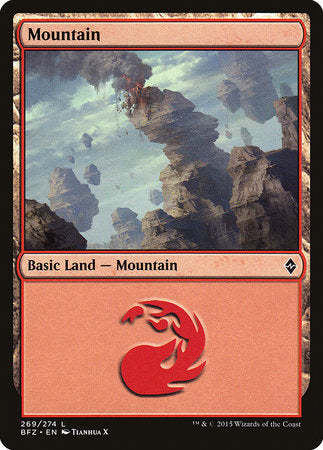 Mountain (269) [Battle for Zendikar] | Gate City Games LLC