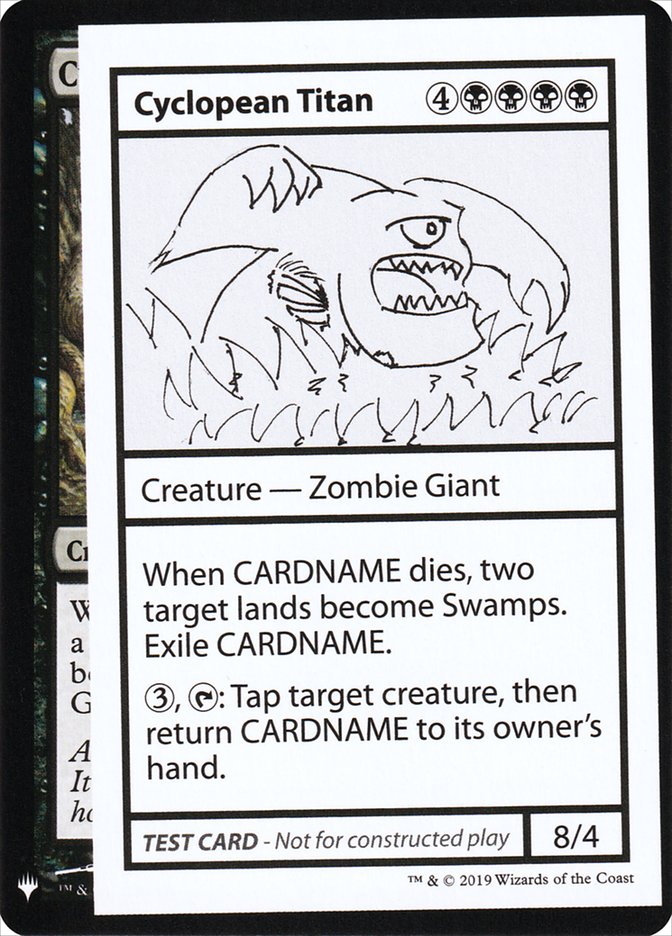 Cyclopean Titan [Mystery Booster Playtest Cards] | Gate City Games LLC