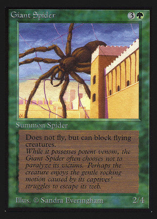 Giant Spider (IE) [Intl. Collectors’ Edition] | Gate City Games LLC