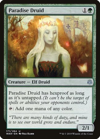 Paradise Druid [War of the Spark] | Gate City Games LLC