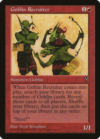 Goblin Recruiter [Visions] | Gate City Games LLC