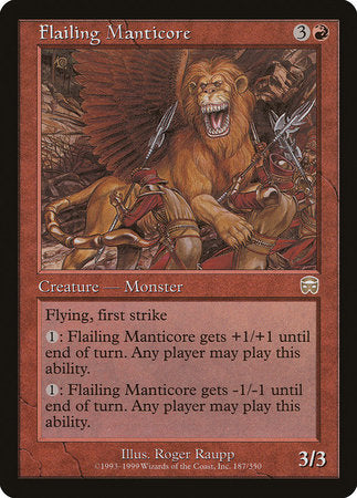 Flailing Manticore [Mercadian Masques] | Gate City Games LLC