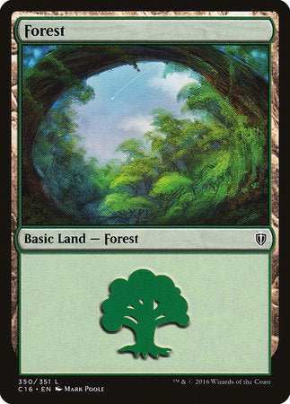 Forest (350) [Commander 2016] | Gate City Games LLC
