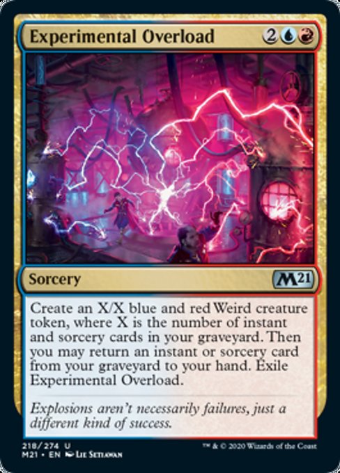 Experimental Overload [Core Set 2021] | Gate City Games LLC