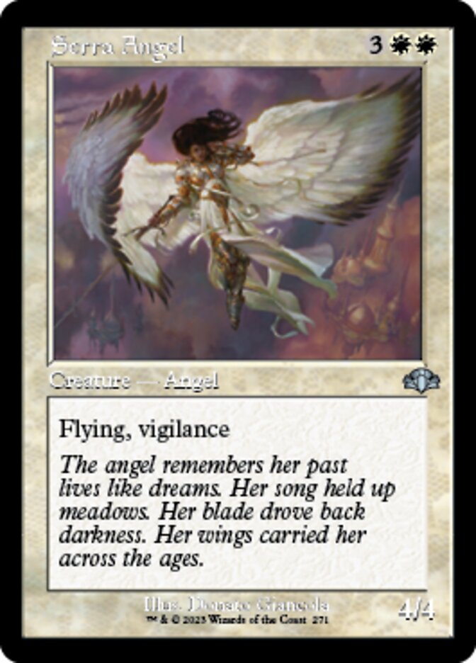 Serra Angel (Retro) [Dominaria Remastered] | Gate City Games LLC