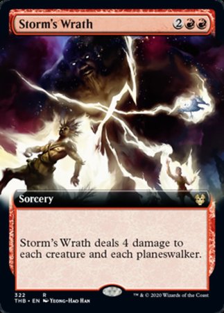 Storm's Wrath (Extended Art) [Theros Beyond Death] | Gate City Games LLC