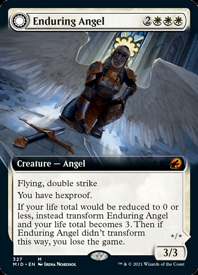 Enduring Angel // Angelic Enforcer (Extended) [Innistrad: Midnight Hunt] | Gate City Games LLC