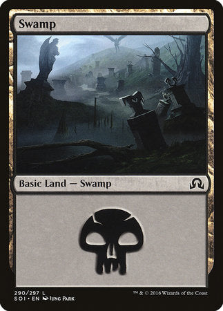 Swamp (290) [Shadows over Innistrad] | Gate City Games LLC
