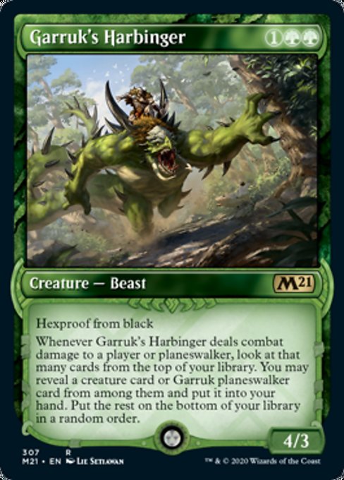 Garruk's Harbinger (Showcase) [Core Set 2021] | Gate City Games LLC