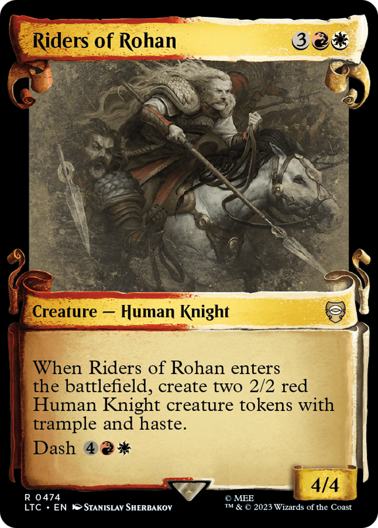 Riders of Rohan [The Lord of the Rings: Tales of Middle-Earth Commander Showcase Scrolls] | Gate City Games LLC