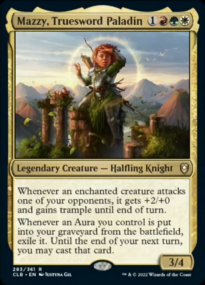 Mazzy, Truesword Paladin [Commander Legends: Battle for Baldur's Gate] | Gate City Games LLC