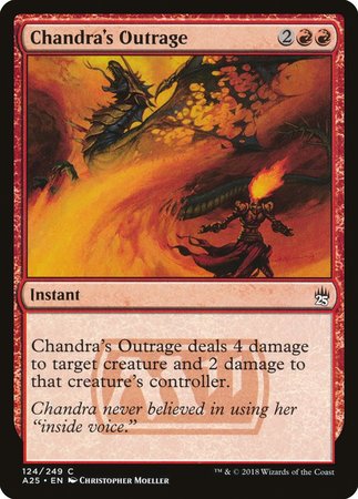 Chandra's Outrage [Masters 25] | Gate City Games LLC