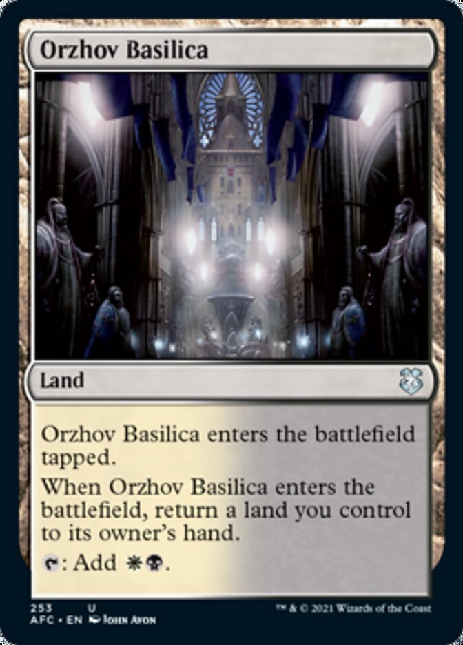 Orzhov Basilica [Dungeons & Dragons: Adventures in the Forgotten Realms Commander] | Gate City Games LLC